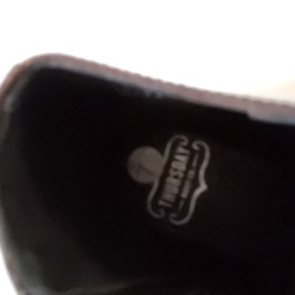 Thursday Boot Co. The Captain Lace-up Brown Leather Boots Size 7.5 New - Picture 7 of 10